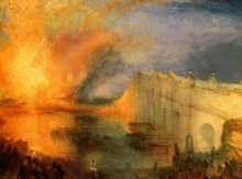212/turner, joseph mallord william - the burning of the hause of lords and commons